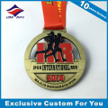 Benutzerdefinierte Metall-Marathon-Medaille mit Gold Silber Bronze Plating